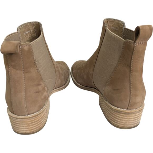 Eileen Fisher Ankle Boots Chelsea 8 Blink Tumbled Nubuck Booties - Picture 5 of 13